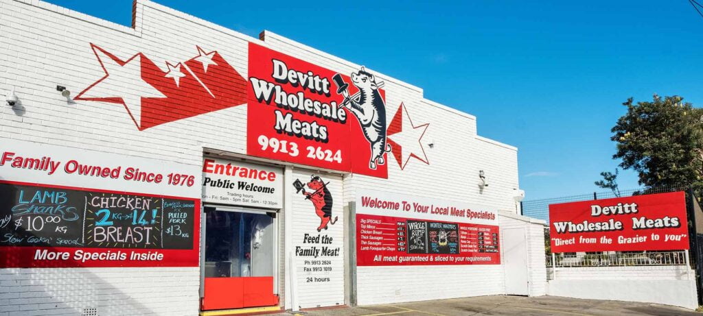 Devitt Wholesale Meats's Storefront (Leading Edge Energy Client)